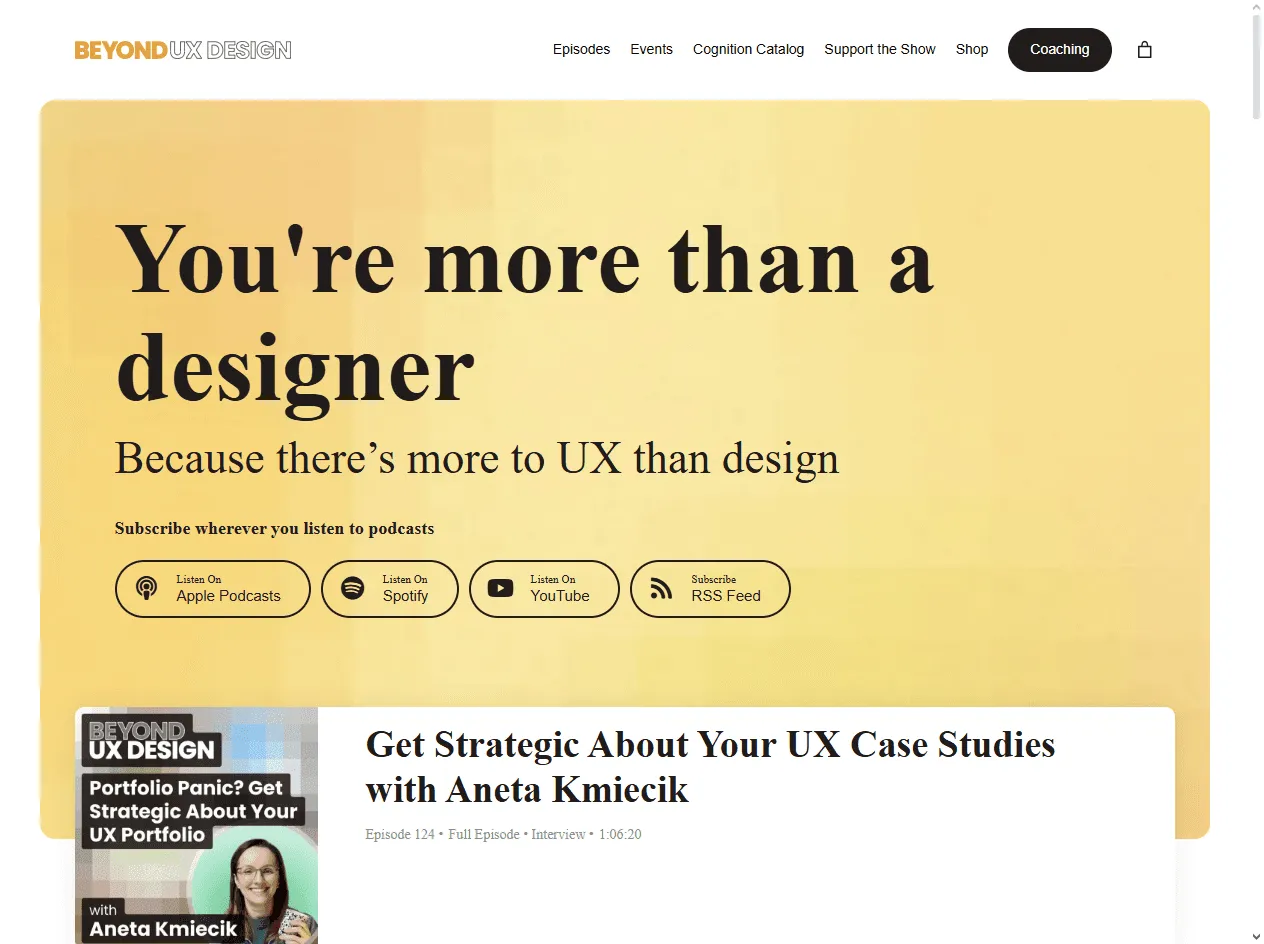 Beyond: Strategy-led firm ranked among the Best Retail UX Agencies for frictionless UX.
