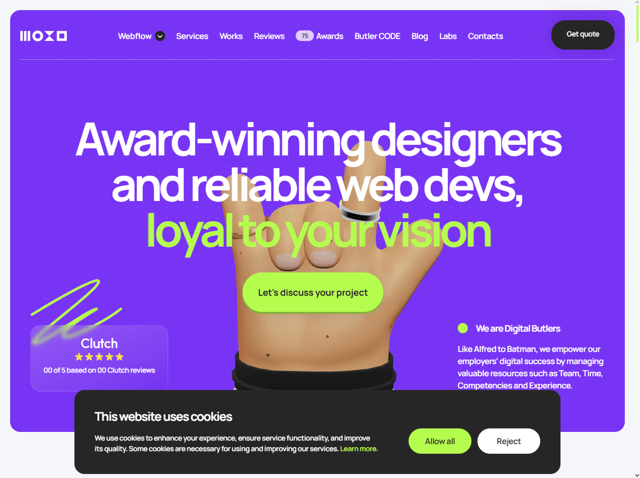digital butlers: remote studio ranked in best manufacturing ux agencies for agile low-cost backend tool design