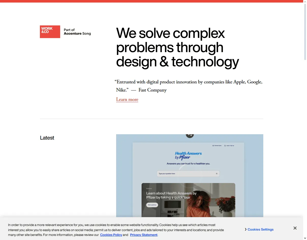 Work & Co: one of the Best Music UX Agencies for enterprise-grade music platforms and global scale