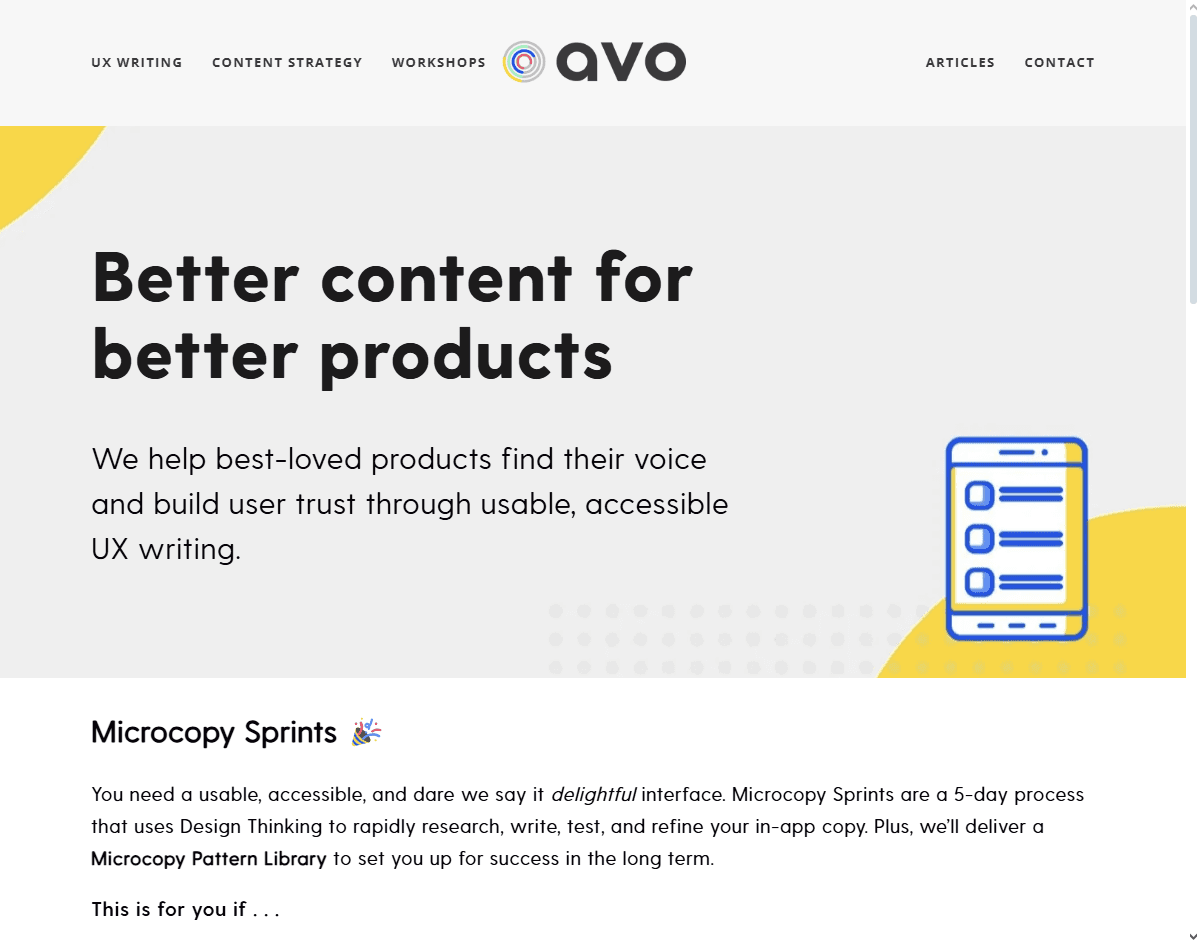 AVO Agency: mobile-first app UI design agency with a focus on sleek interactions