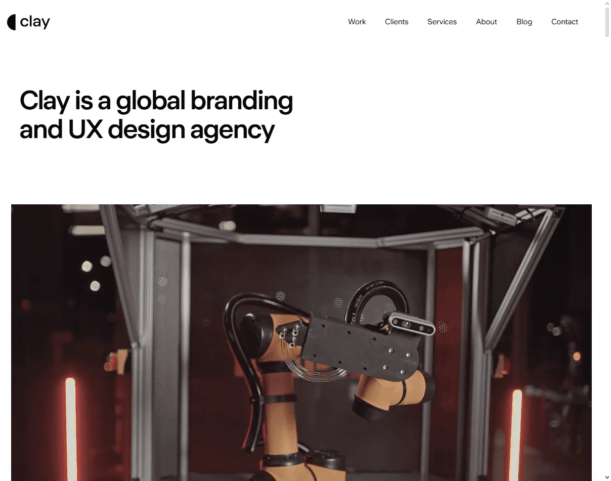 Clay: one of the best UX agencies for Series A startups focused on sleek enterprise UX