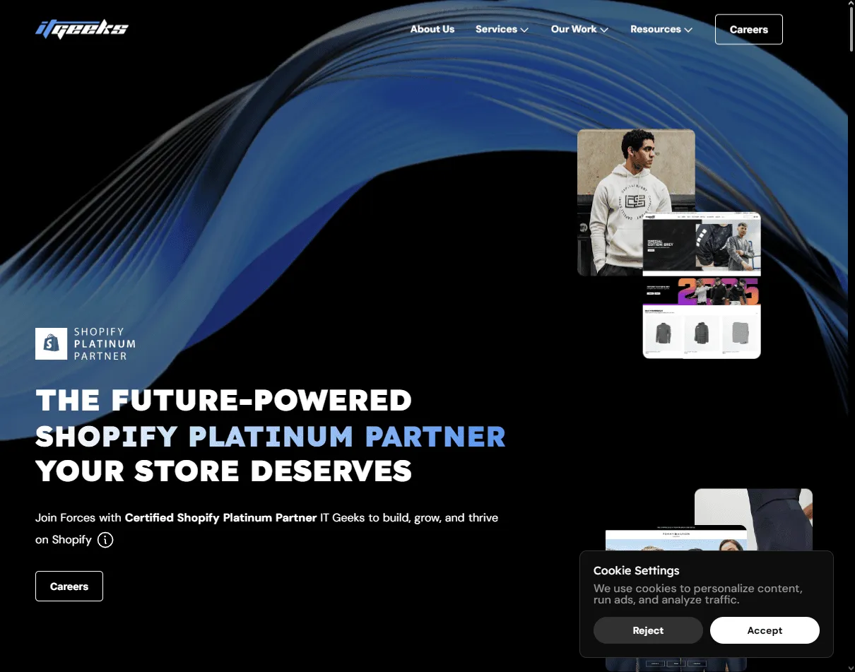 IT-Geeks: Shopify-certified team among the best ecommerce UX agencies for scalable storefront design and conversion flows