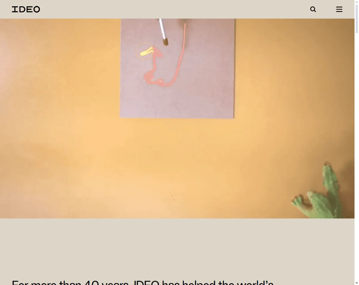 IDEO: one of the best gesture interaction design agencies creating intuitive interactions