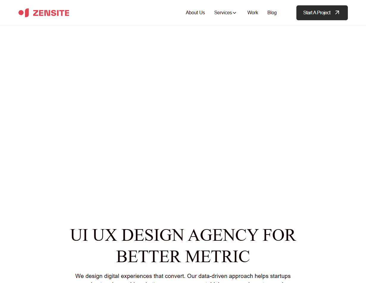 Zensite: top choice among best personalization UX design agencies with AI-based recommendations