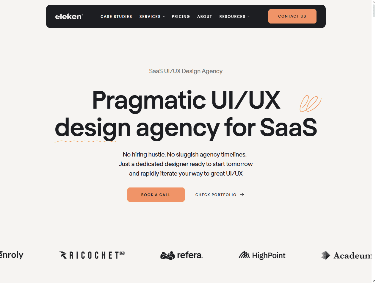 Eleken: Remote flat-rate agency featured in best navigation UX agencies for map dashboards and routing tools