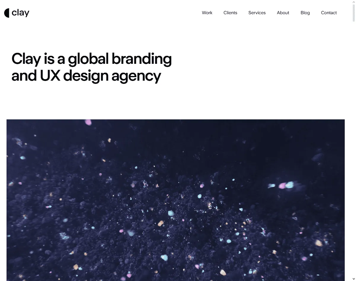 Clay: one of the best interface animation design agencies focused on motion design systems