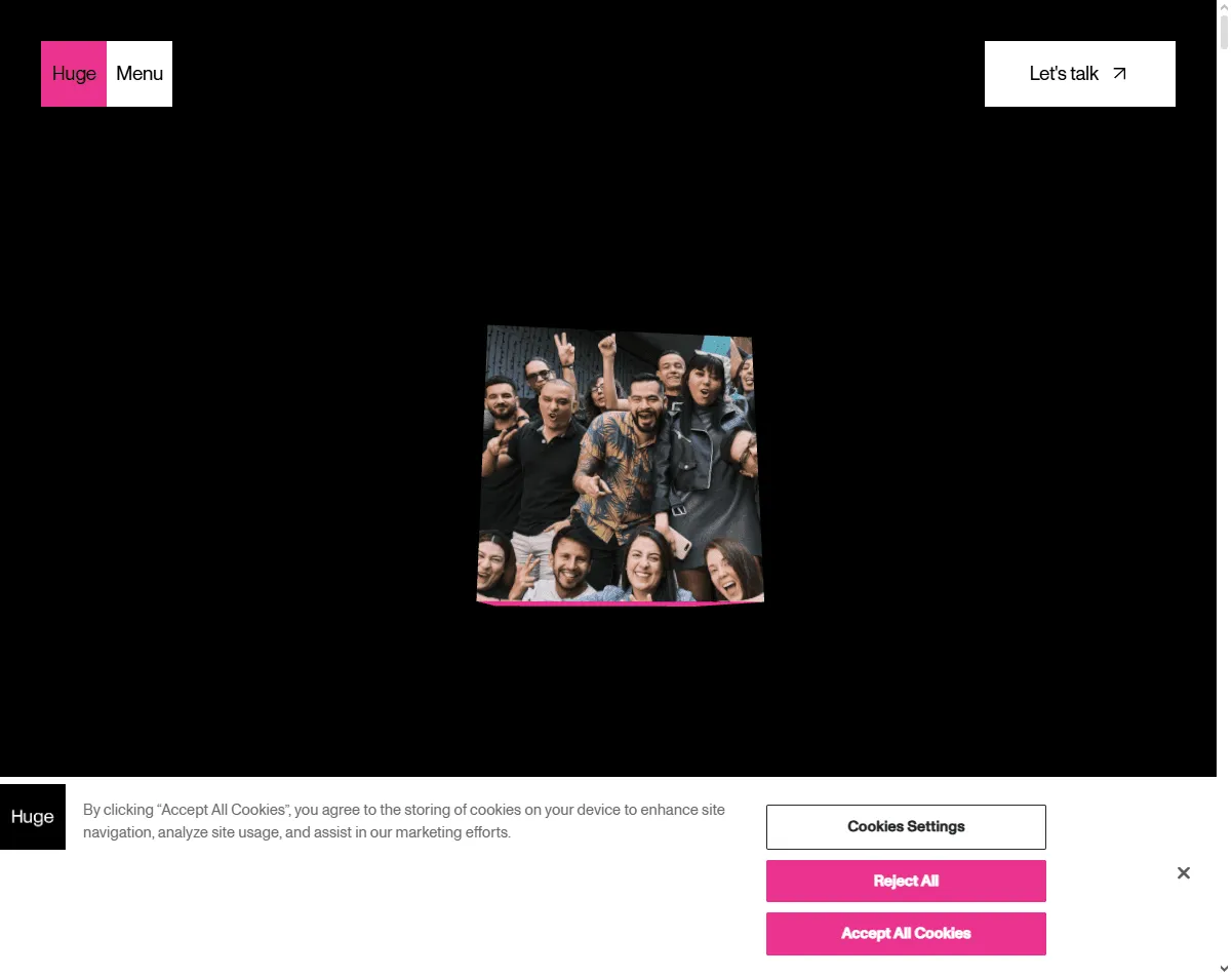 Huge: one of the best interface animation design agencies using animation to drive UX clarity