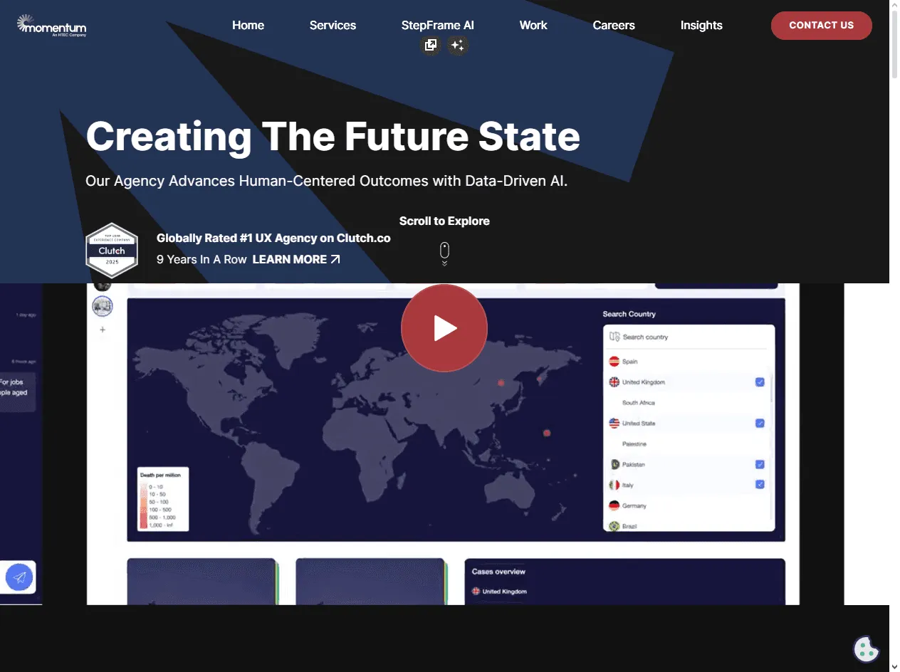 Momentum Design Lab: Palo Alto-based agency ranked in Best IT UX Agencies for scalable design systems and enterprise UX
