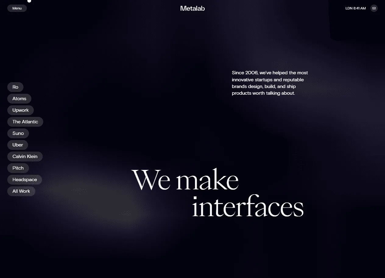 MetaLab: Global design team ranked among the Best Entertainment UX Agencies for scalable media platforms.
