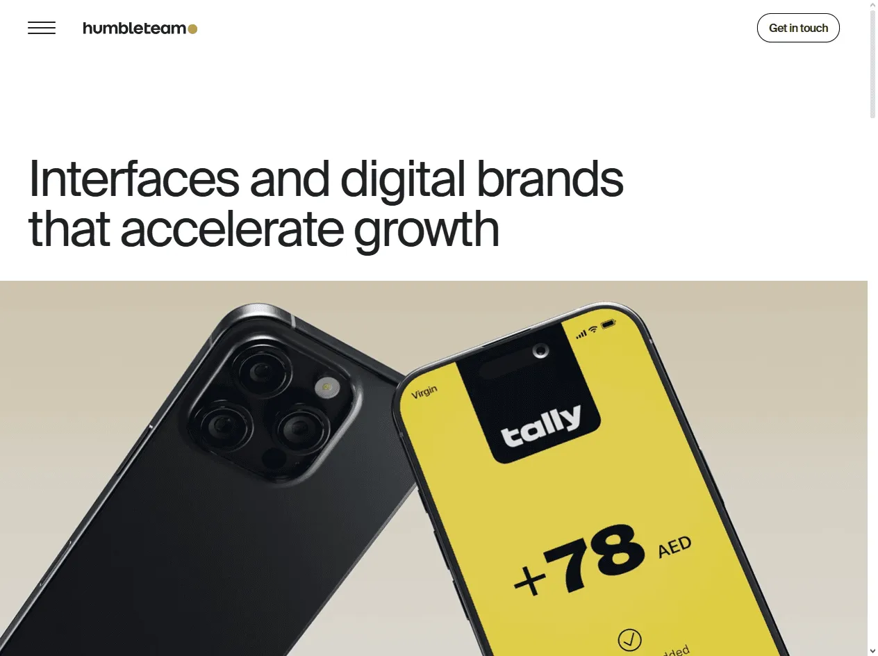 Humbleteam: Lean product team ranked among the Best Logistics UX Agencies for startup tools