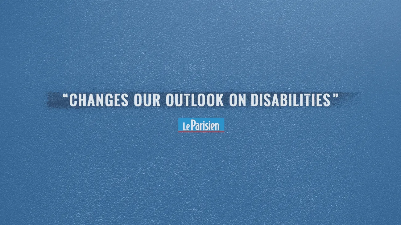 Redesigned wheelchair accessibility icons showing active athletes in motion.
