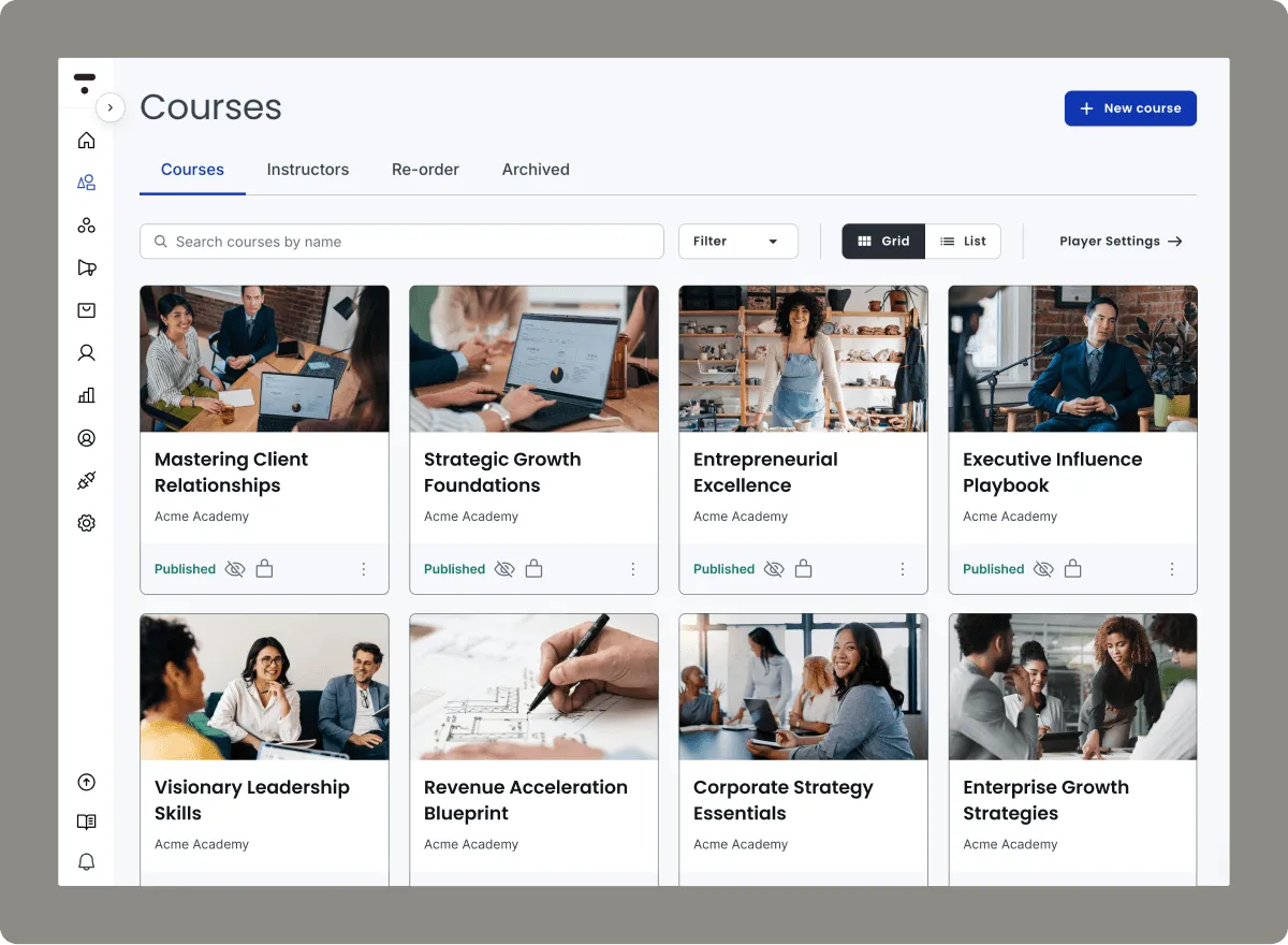 Thinkific: A great edtech website design inspiration