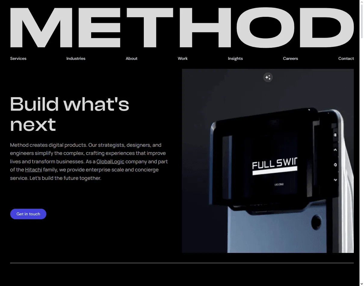 Method: global strategy consultancy among the best Insuretech UX agencies for legacy system UX transformation