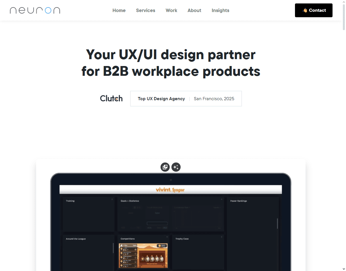Neuron – UX agency for scalable design systems in enterprise-grade oil and gas platforms.