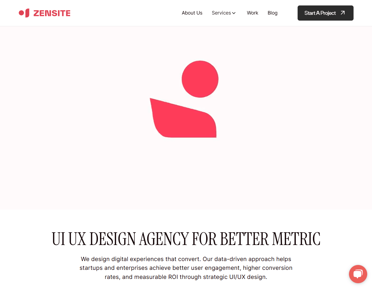 Zensite: modern UX team considered one of the best CRM interface design agencies with lean design practices