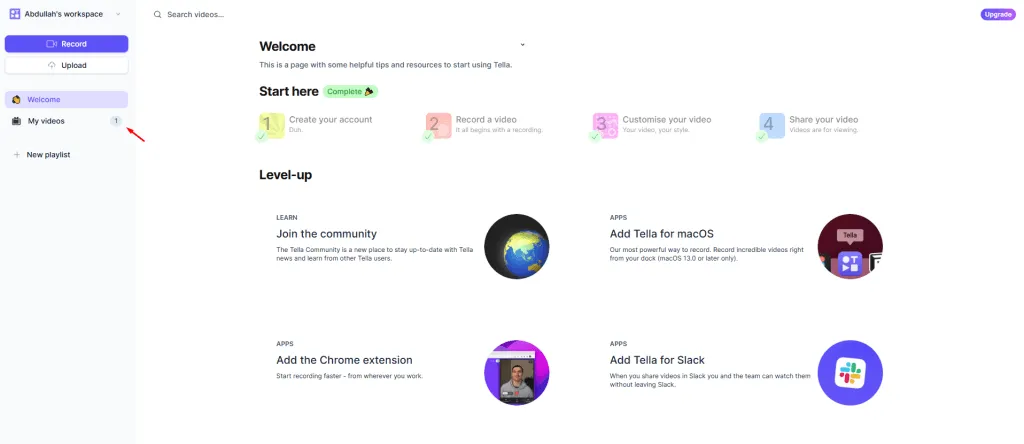 Tella's UX Simplifying Video Communication 