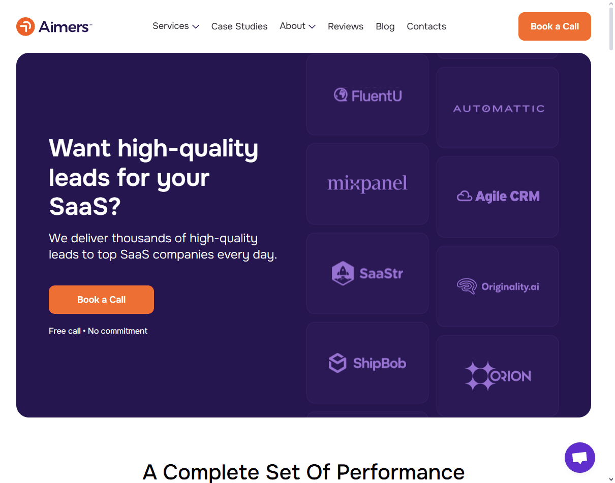 Aimers: performance-driven agency ranked among the best martech UX agencies for lead-gen UX and CRM-integrated flows