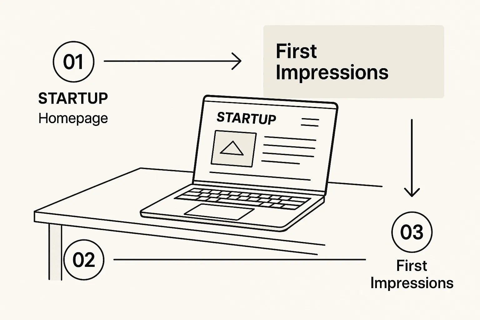 Leveraging user journey maps to power website design for startups