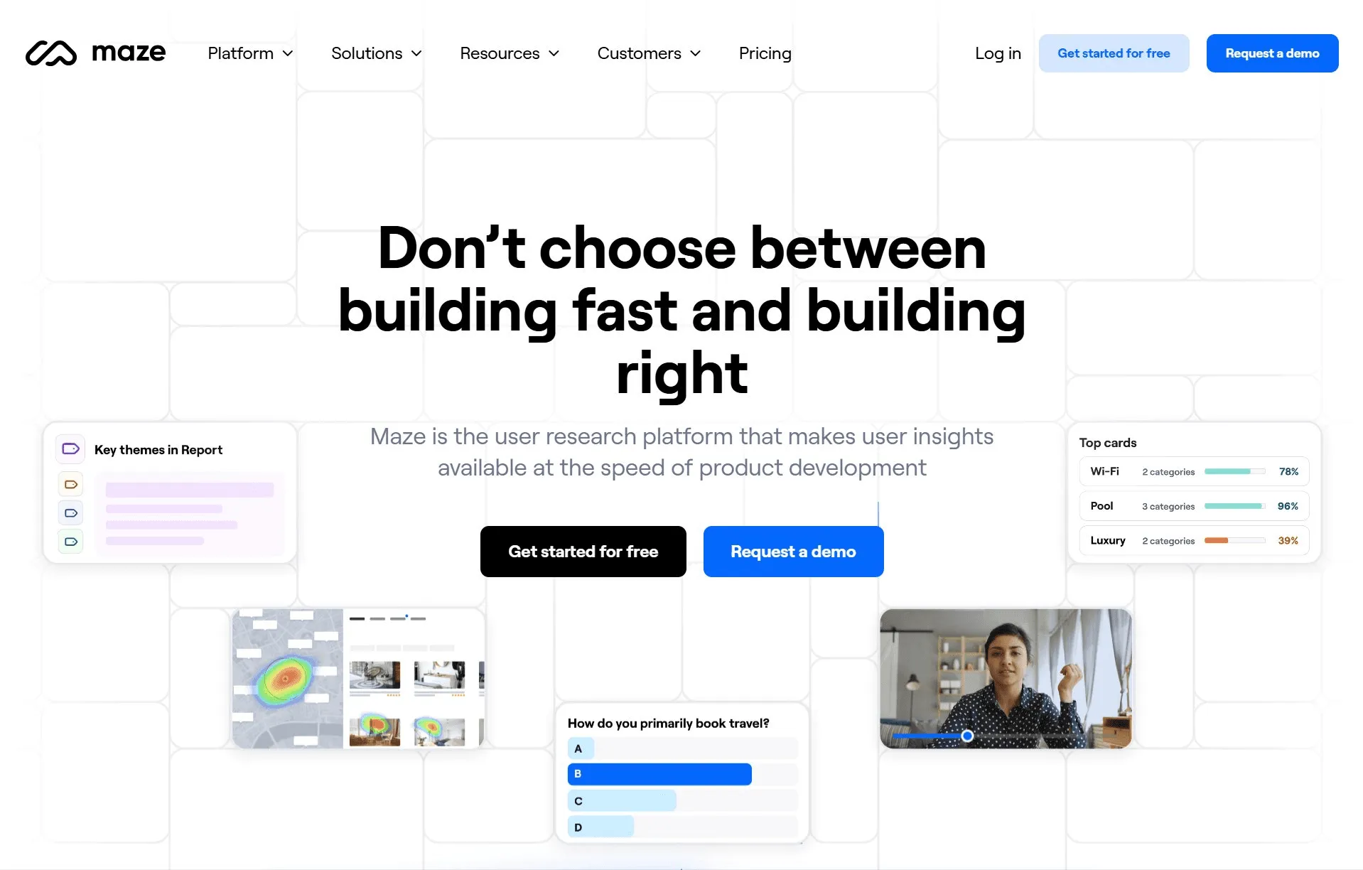 Maze: A fantastic user testing platform for product teams who need to validate ideas quickly & efficiently.