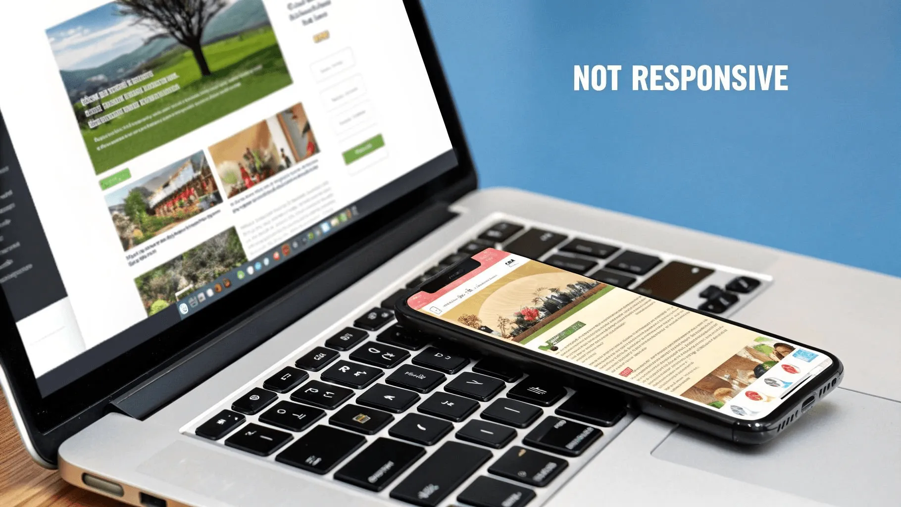 Stop doing this mistake: No mobile responsiveness will cost you 90% conversions. 
