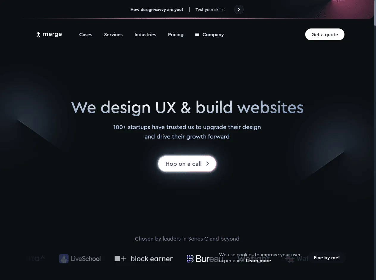 merge rocks: remote agency ranked in best manufacturing ux agencies for cost-effective redesigns and quick wireframes
