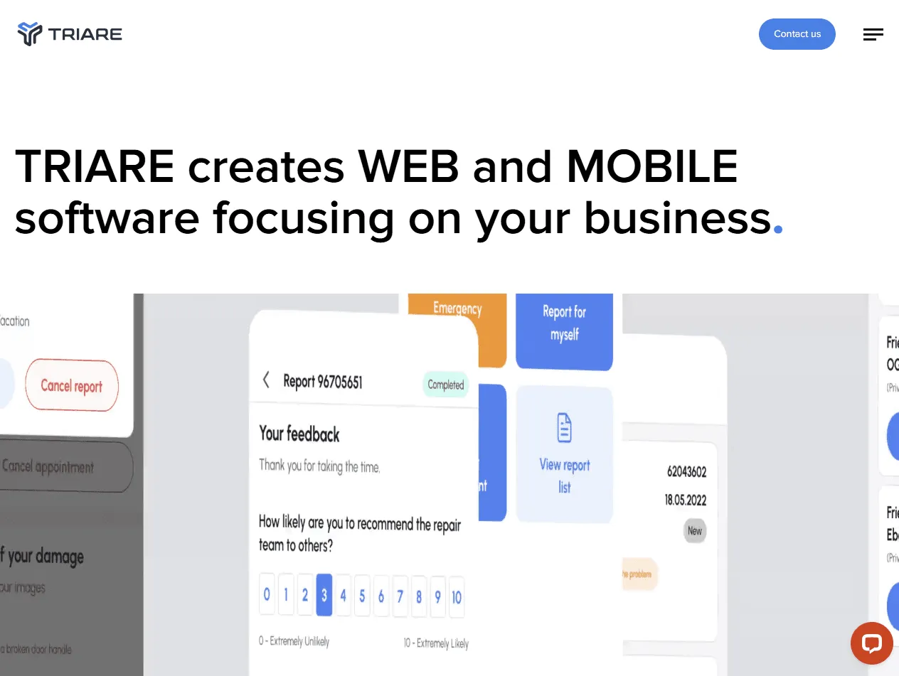 TRIARE LLC: US-EU agency listed in best dental UX agencies for complex clinic and insurance dashboards