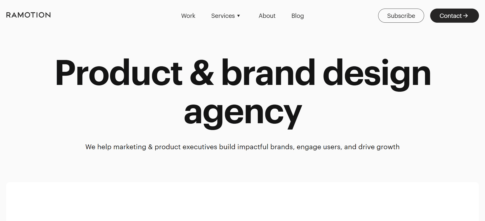  Ramotion is a globally recognized product design and branding agency known for delivering premium digital experiences, brand identities, and polished user interfaces for technology companies. 