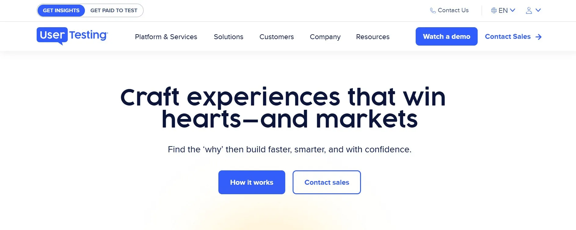 UserTesting: One of the top user testing tools in the market currently.