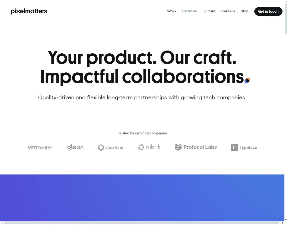 Pixelmatters: Mobility UX experts for high-volume B2B transport platforms and clean design systems