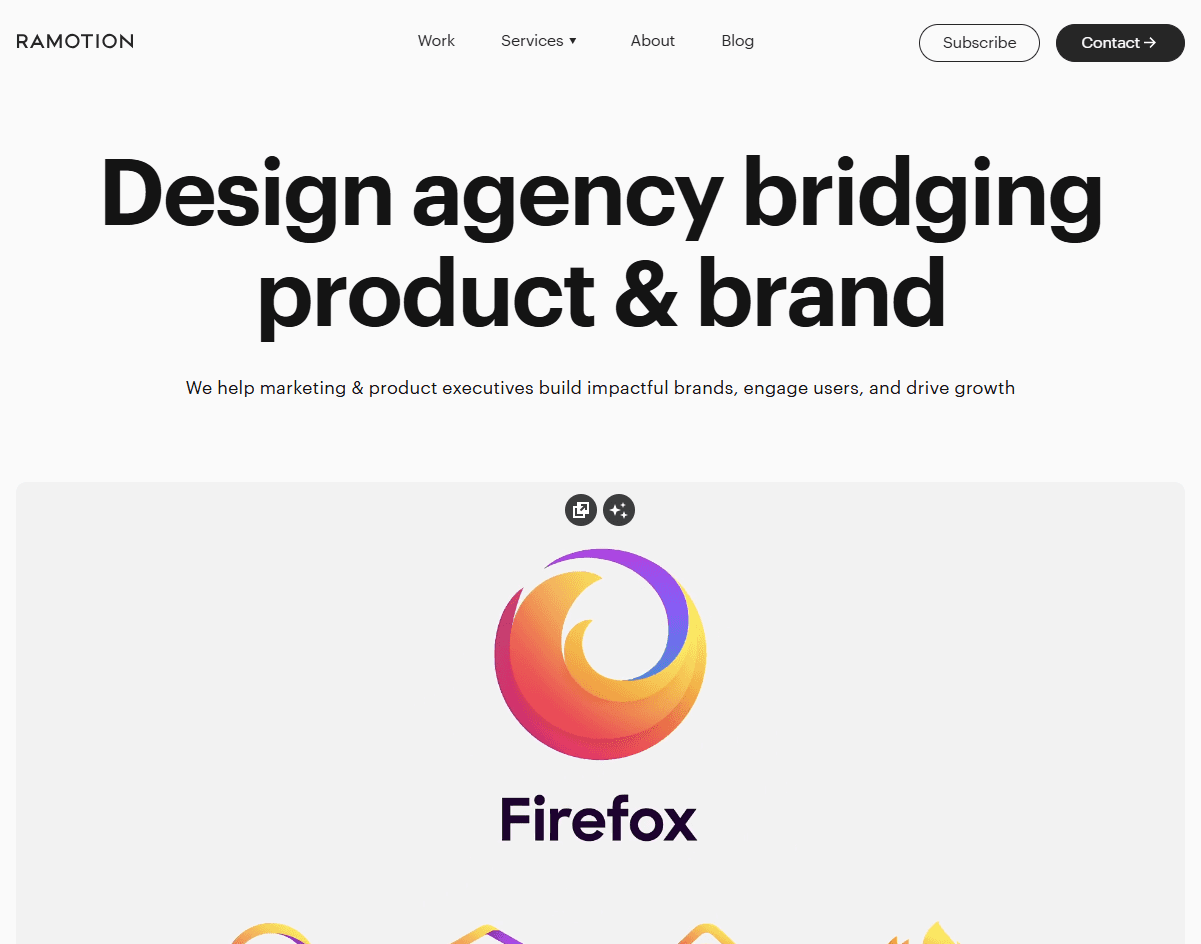 Ramotion: one of the best gesture-based UI design agencies blending animation with usability