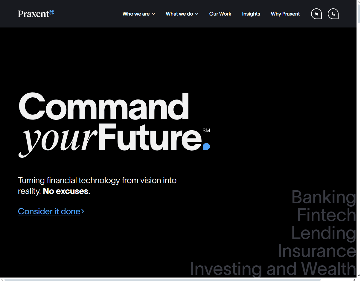 Praxent – UX agency modernizing legacy aerospace software and tools for aviation enterprises.