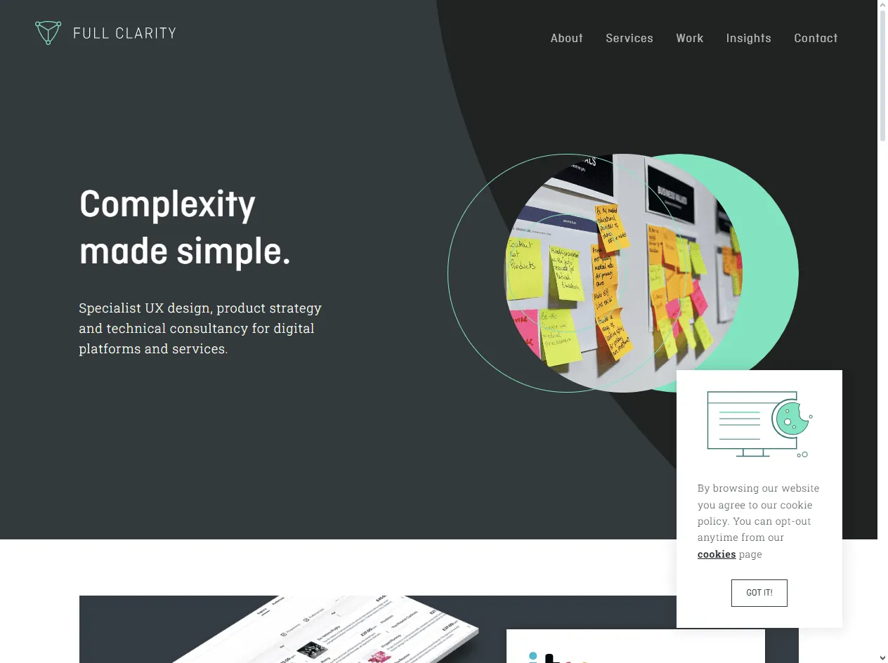 Full Clarity: UK remote-first team listed in Best IT UX Agencies for internal tool clarity and stakeholder-friendly UX