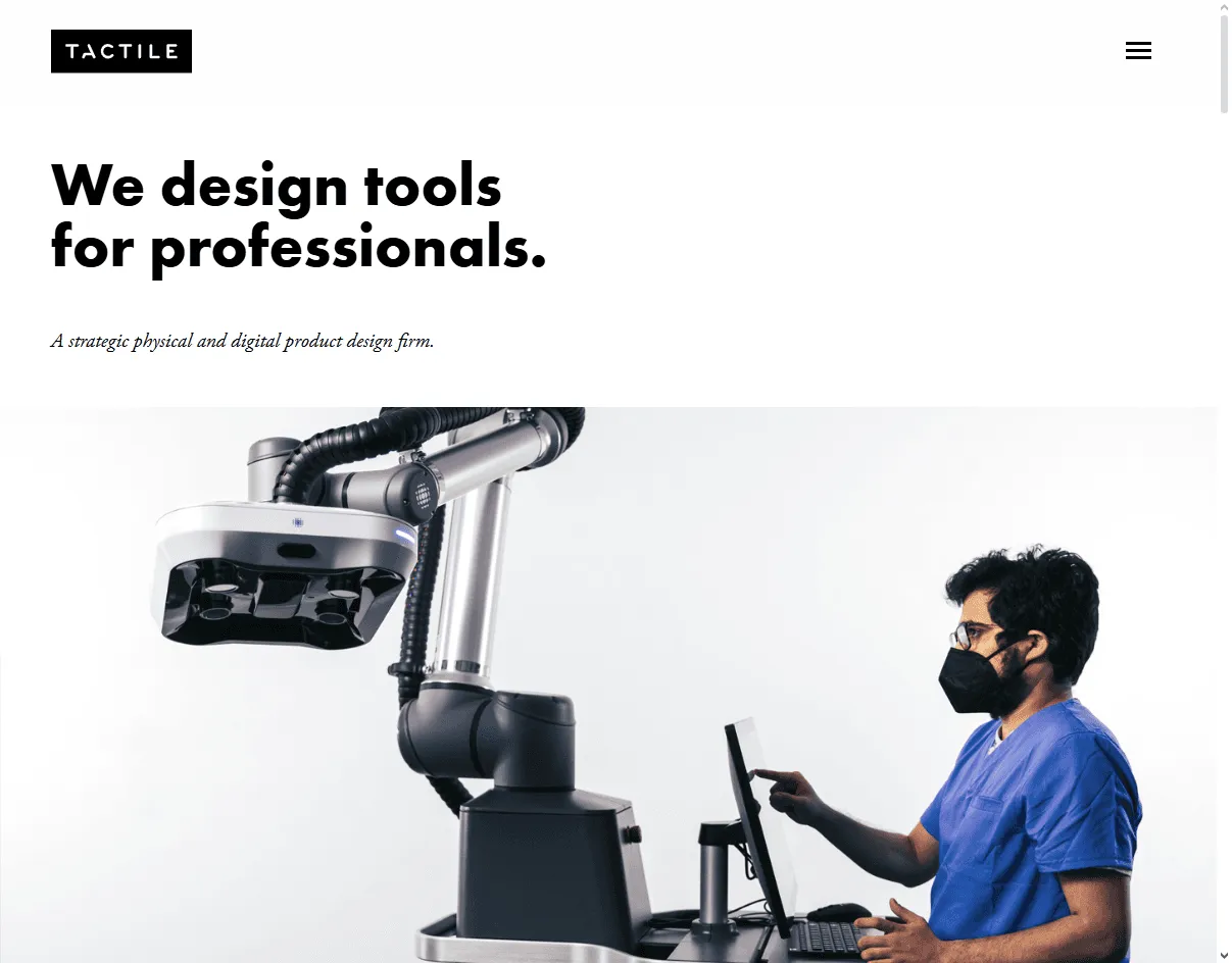 Tactile Design – UX agency for oil and gas inspection tools and mobile field software.