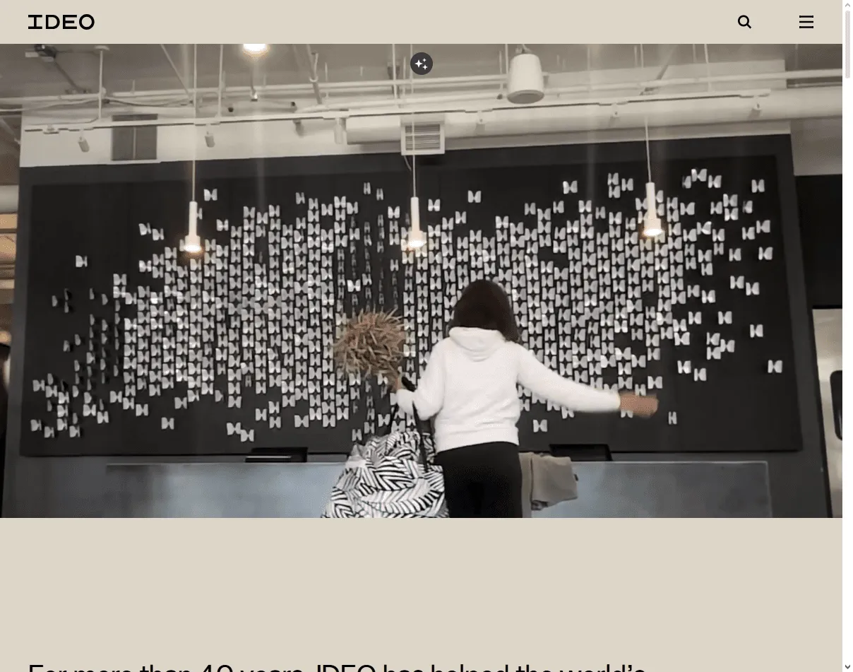 IDEO: one of the best UX agencies for pre-seed startups with disruptive visions