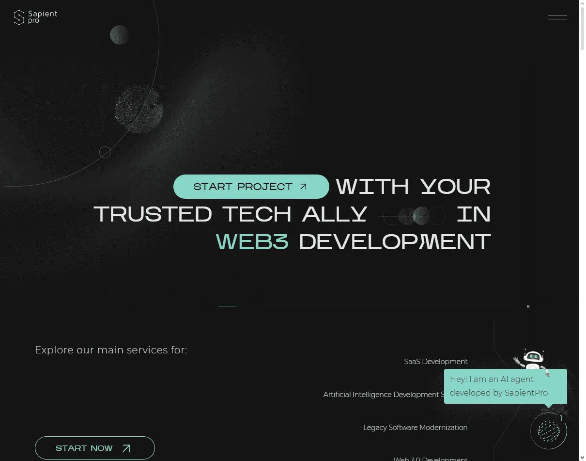 SapientPro: developer-led agency listed among the best Insuretech UX agencies for internal tools and backend platforms