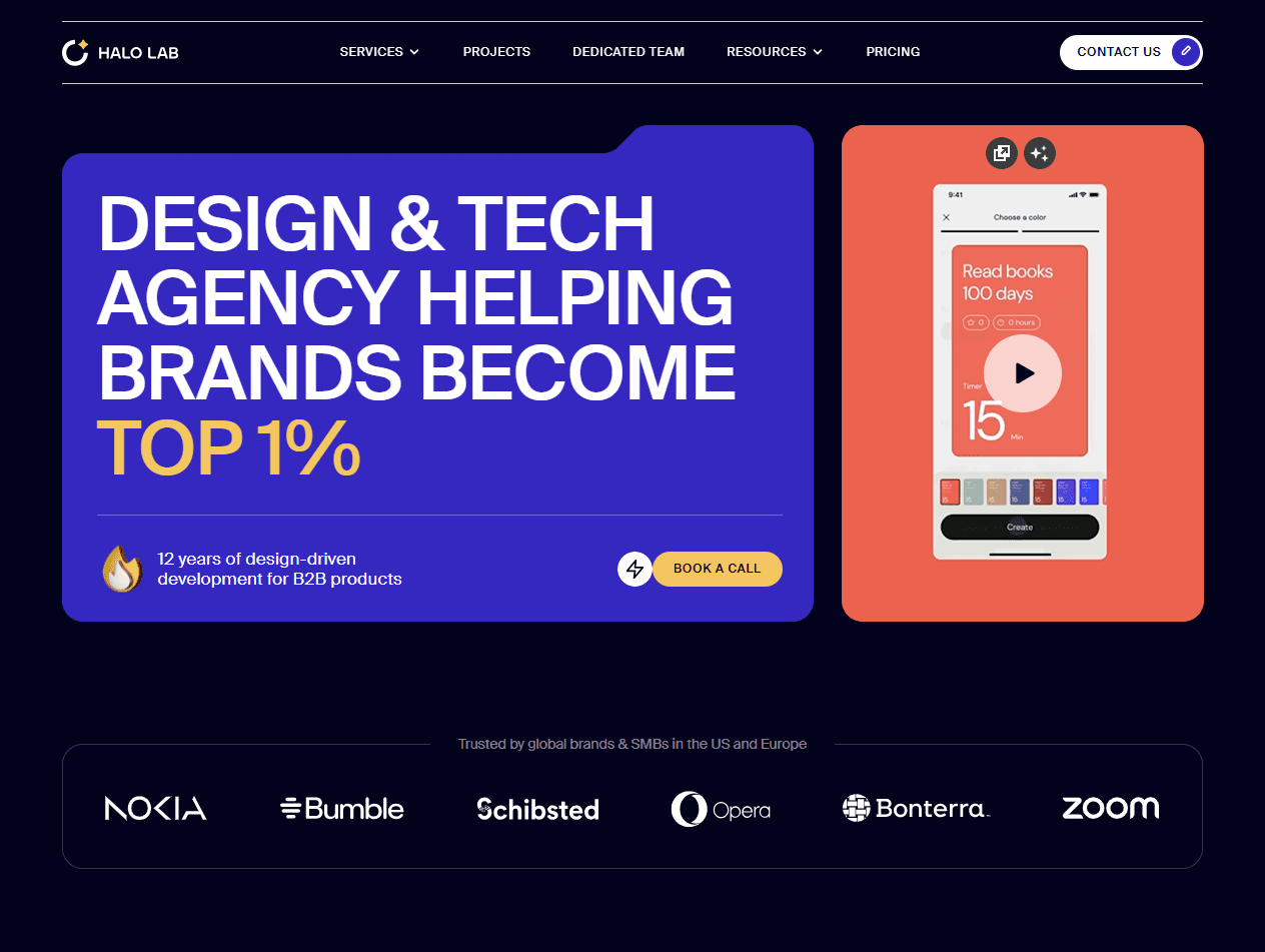 Halo Lab: Hybrid team ranked among the Best Web3 UX Agencies for exchanges and staking flows