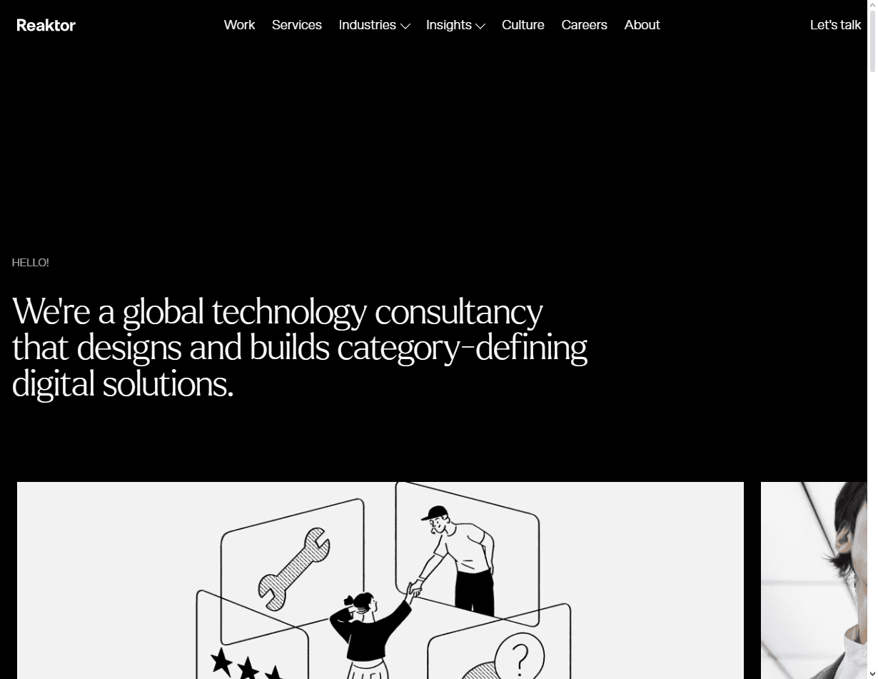 Reaktor is featured as one of the best chatbot interface design agencies blending tech and design.