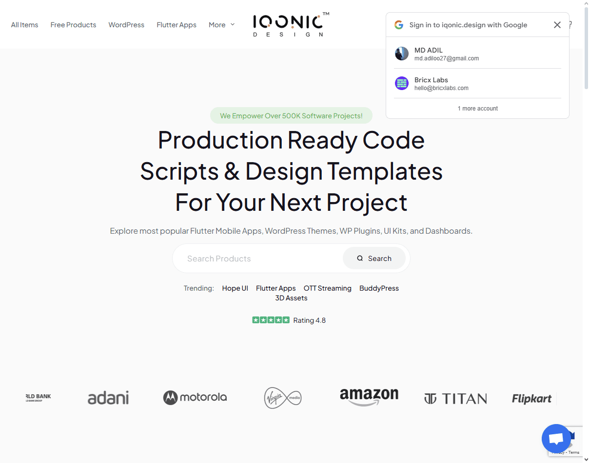 Iqonic Design: India-based studio listed among the best Legaltech UX agencies for fast MVP design with reusable UI assets