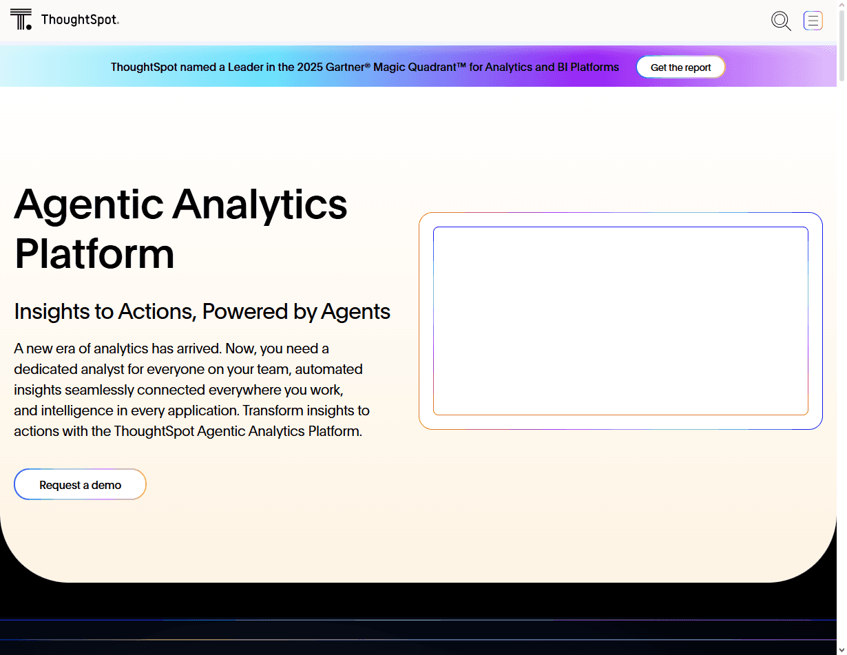 ThoughtSpot Design Studio: internal team of ThoughtSpot, now among the best analytics dashboard design agencies