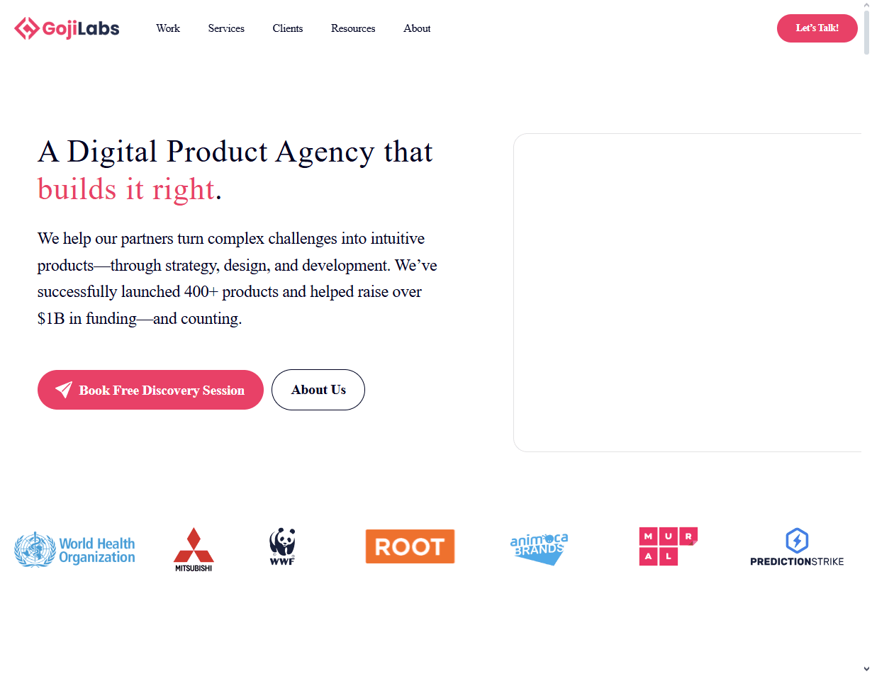Goji Labs: one of the best voice interface design agencies merging audio with visual cues