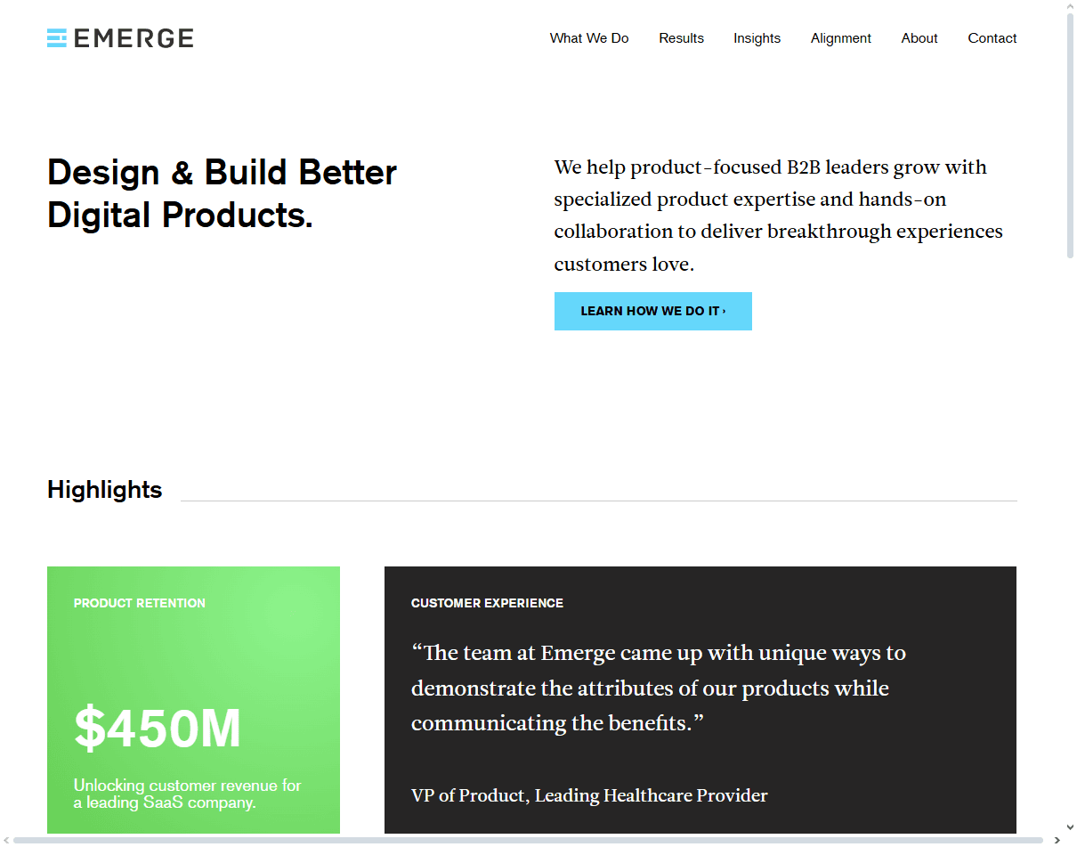 Emerge Interactive: Portland-based firm ranked among the best Legaltech UX agencies for legal ops, case platforms, and AI search UX