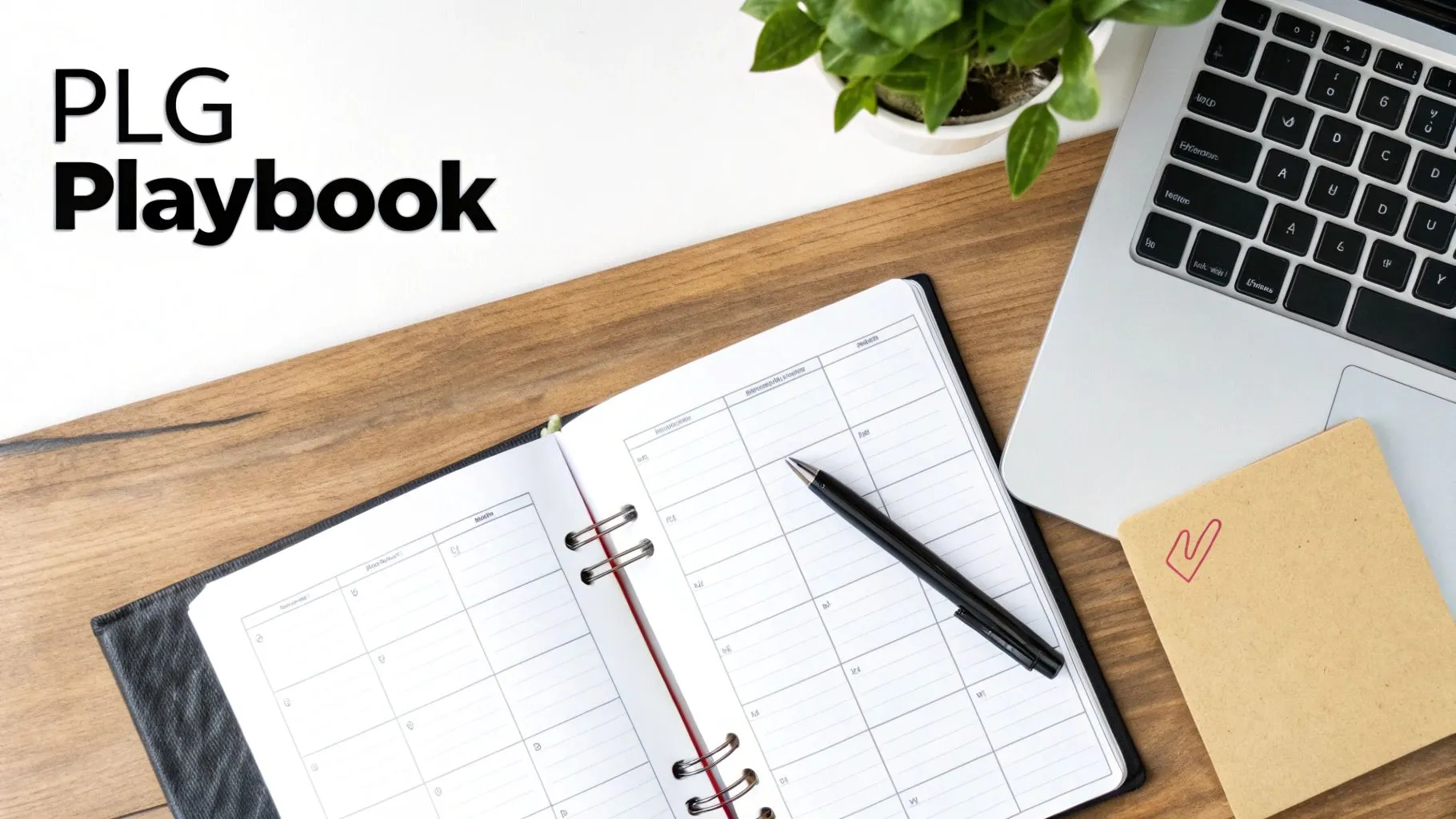 A person at a whiteboard creating a product led growth playbook