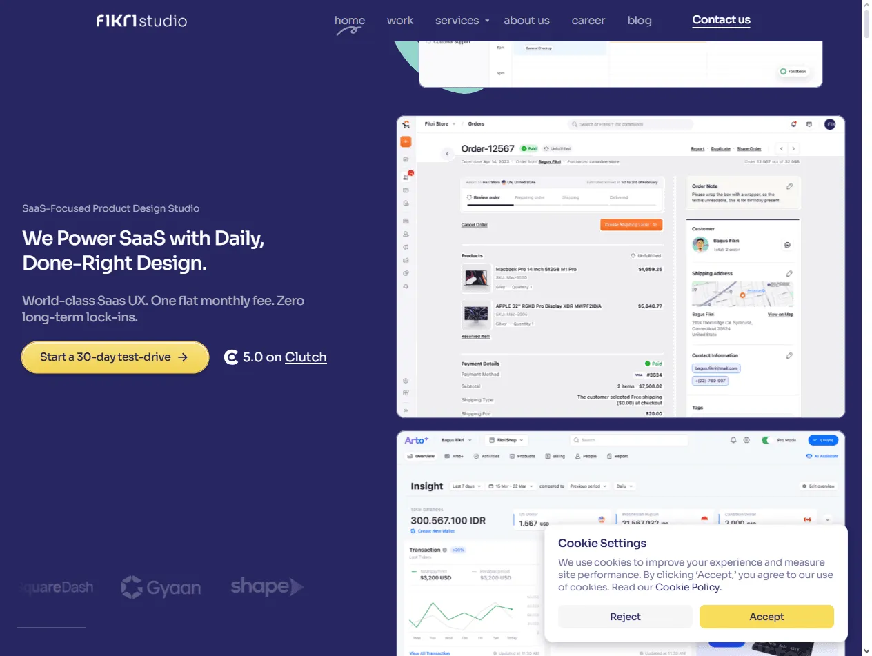 Fikri Studio: Indonesia-based team in best dental UX agencies for patient-friendly mobile-first designs