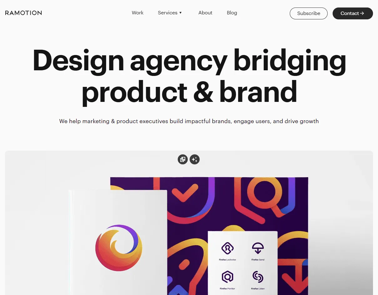 Ramotion: one of the best UX agencies for startups with no designer setting up foundations