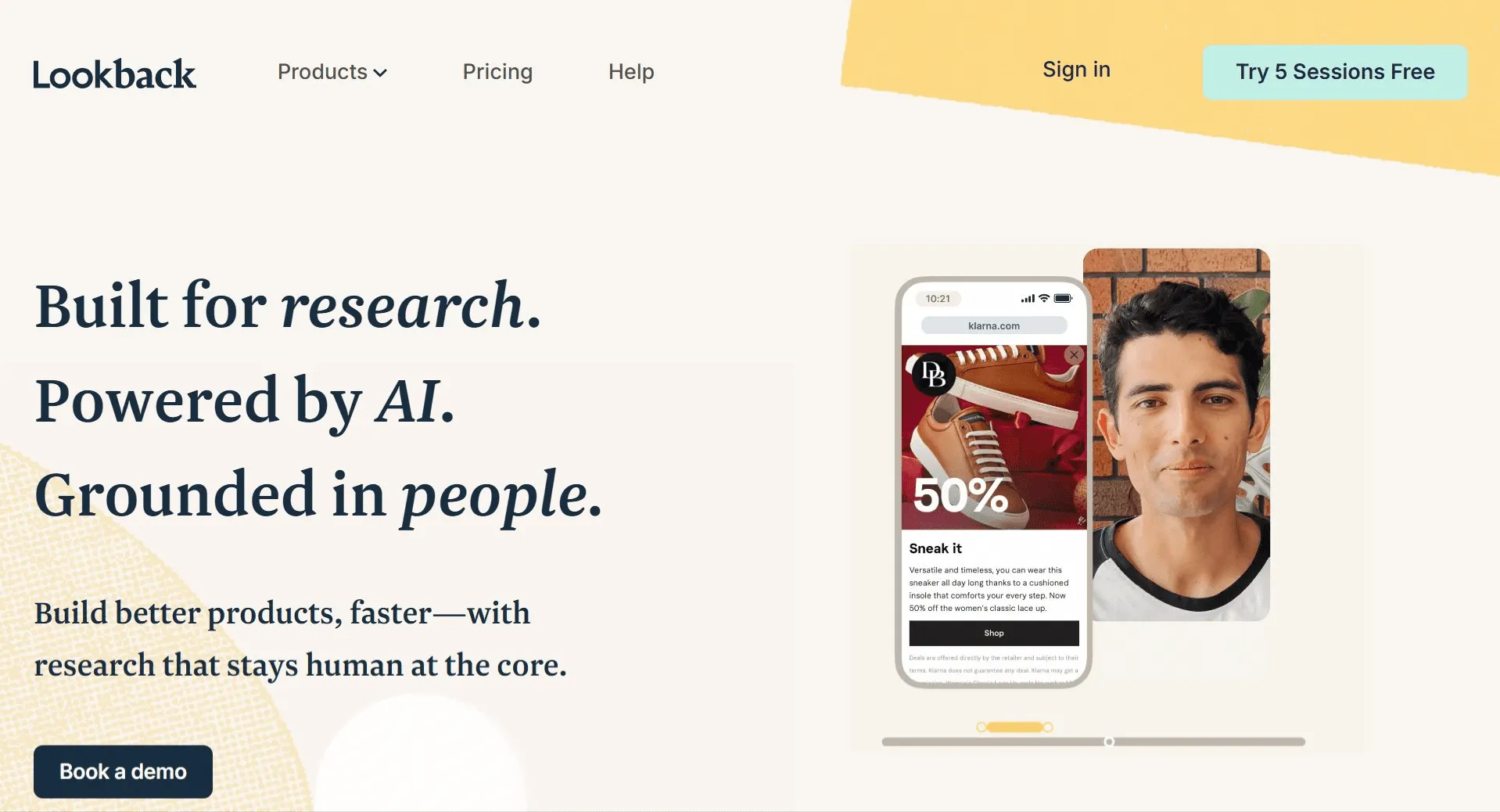 Lookback is a user testing tool built from the ground up for high-quality moderated and unmoderated research, and it truly excels at creating a collaborative live observation experience. 