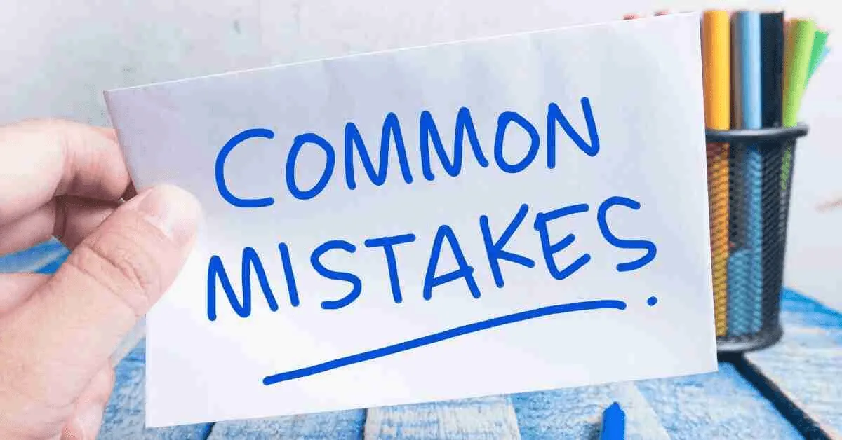 Common Mistakes 