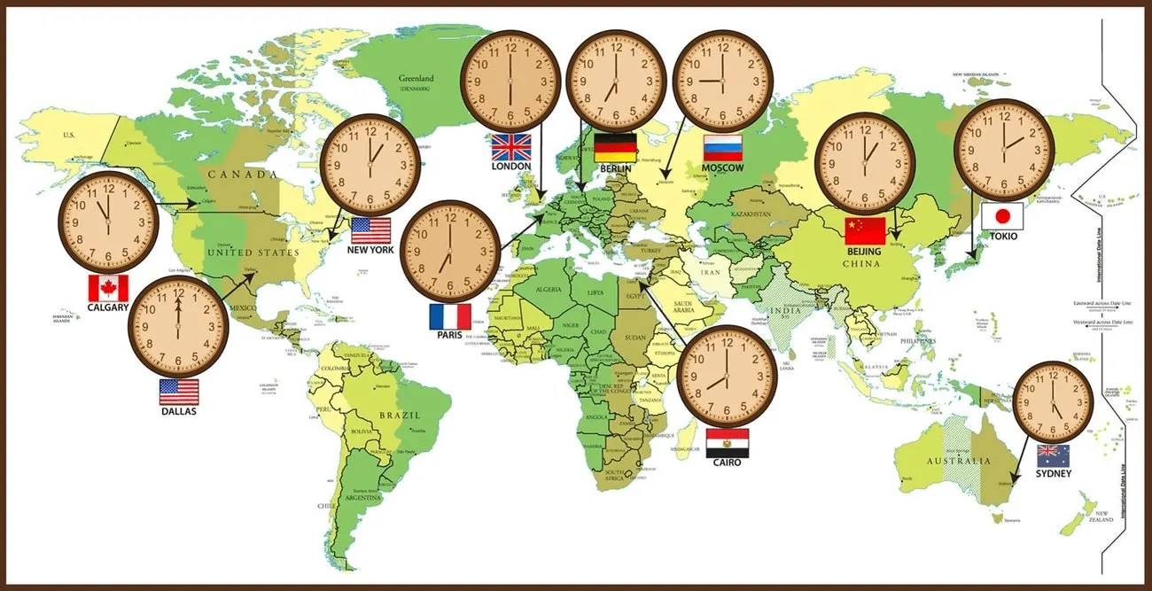 How will you manage in case of a timezone difference?