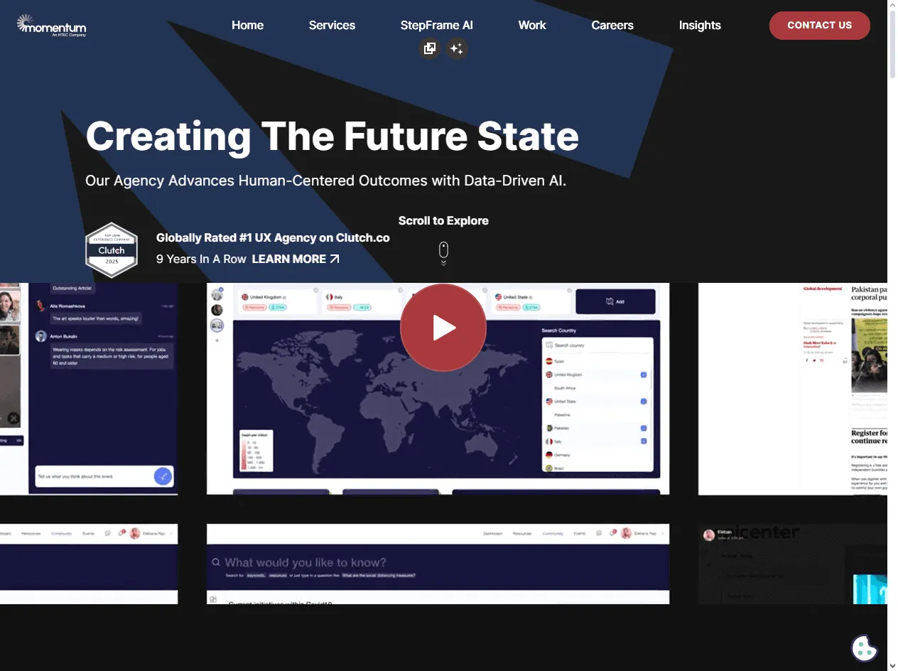 Momentum Design Lab: one of the Best Media UX Agencies for enterprise publishing tools