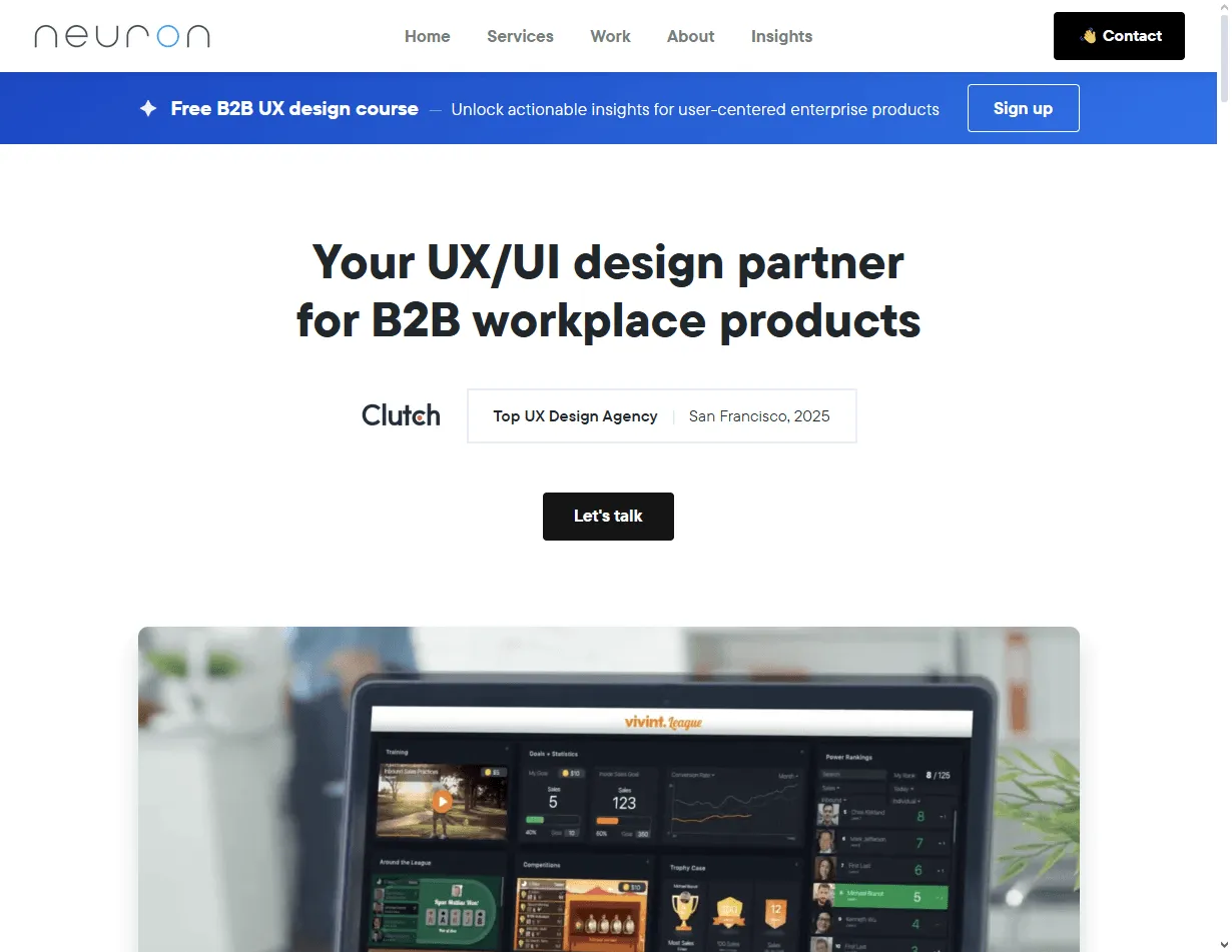 Neuron: one of the best voice interface design agencies crafting responsive voice UIs