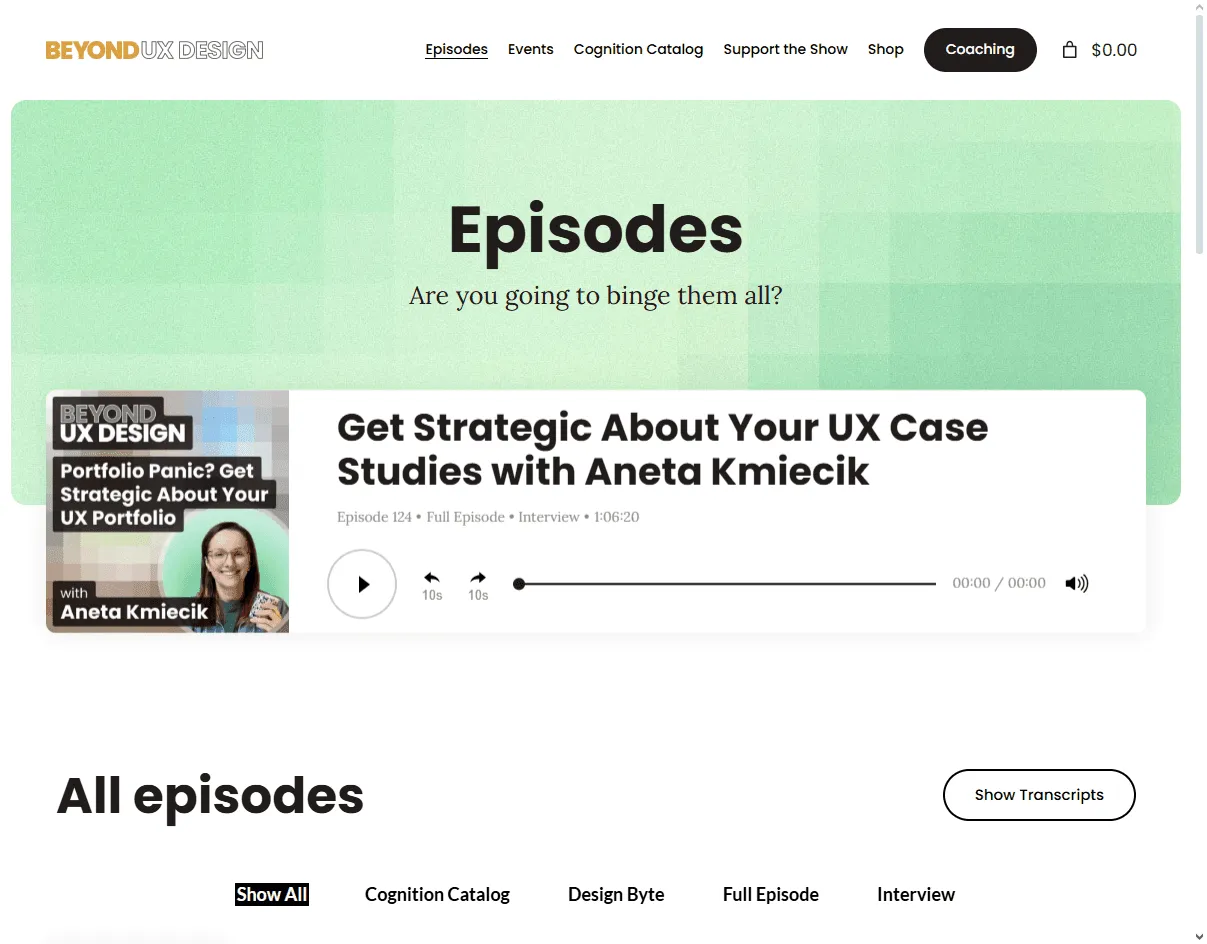 Beyond – UX agency bringing clarity and design systems to aerospace SaaS and innovation teams.